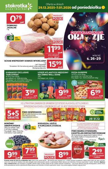 Gazetka Stokrotka Supermarket - 29.12.2025 - 7.01.2026.