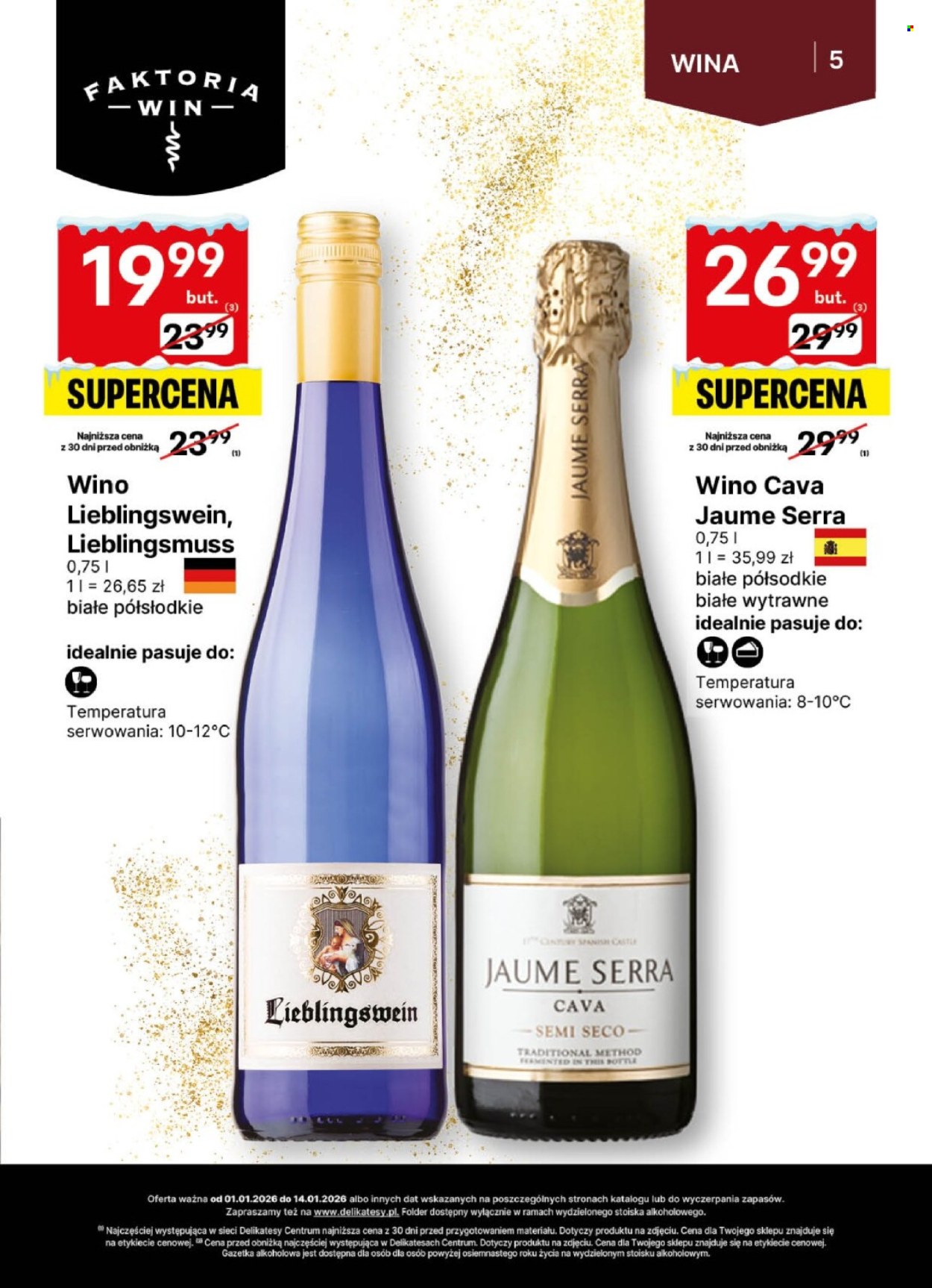 Gazetka Delikatesy Centrum - 1.01.2026 - 14.01.2026. Strona 5
