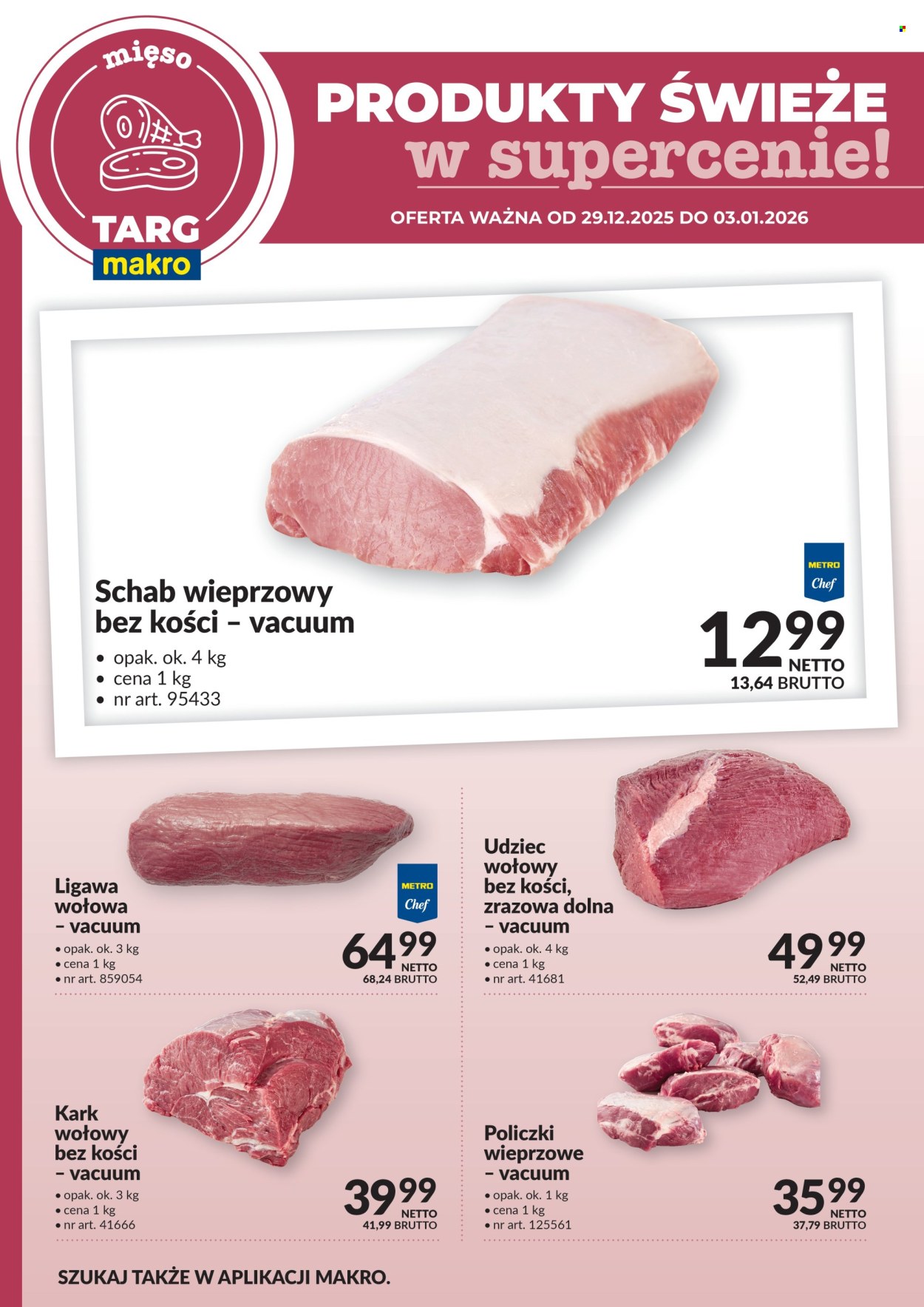 Gazetka Makro - 29.12.2025 - 3.01.2026. Strona 1