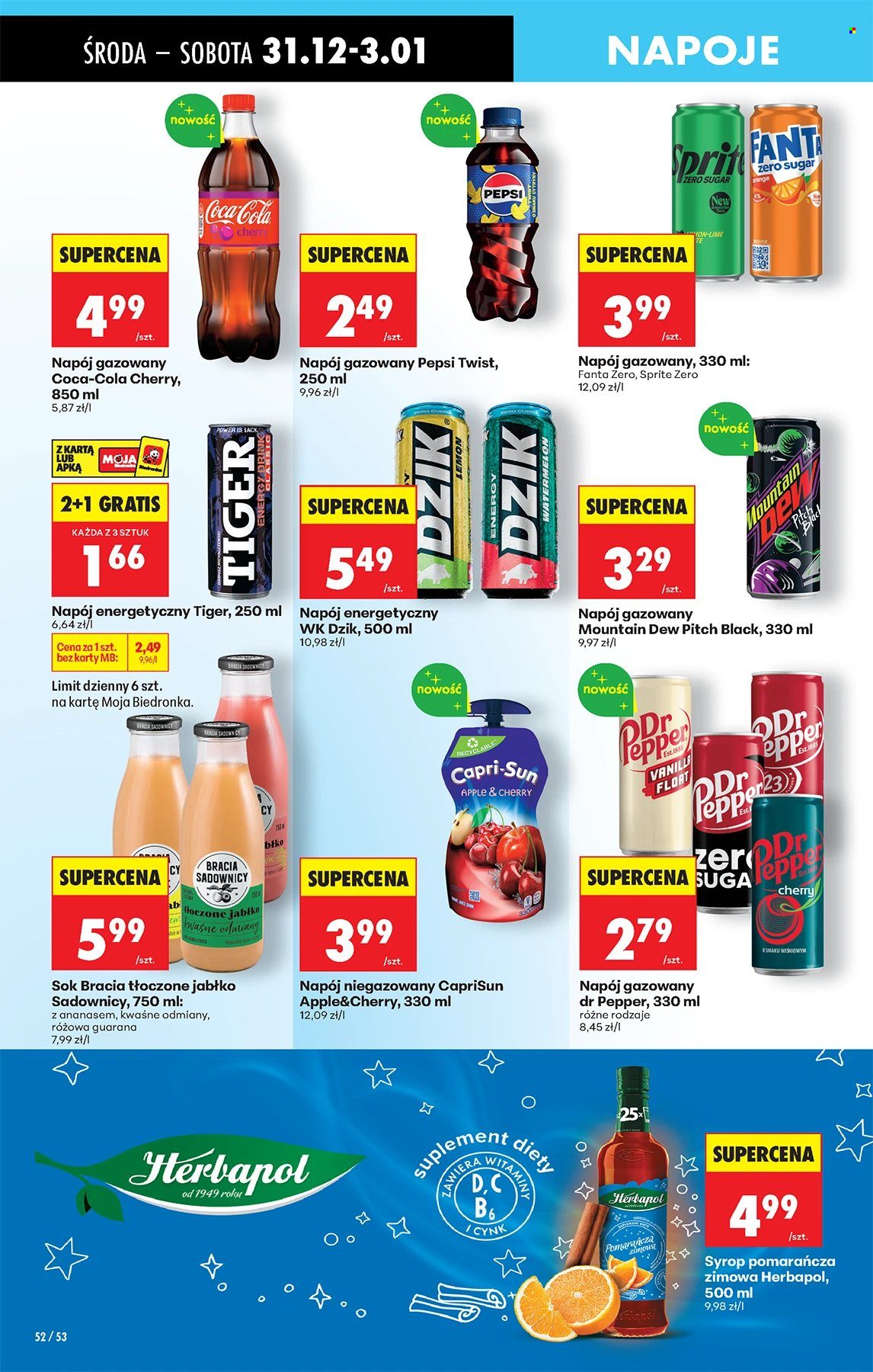 Gazetka Biedronka - 31.12.2025 - 6.01.2026. Strona 52