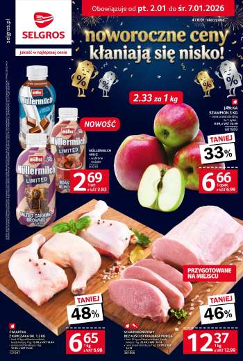 Gazetka Selgros - 2.01.2026 - 7.01.2026.