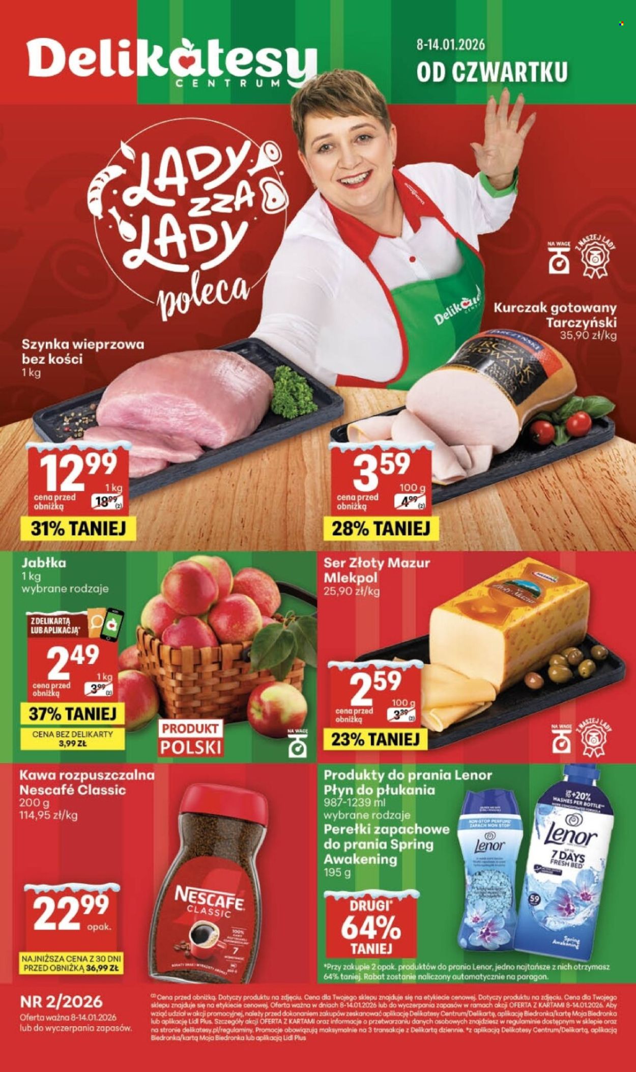 Gazetka Delikatesy Centrum - 8.01.2026 - 14.01.2026. Strona 1