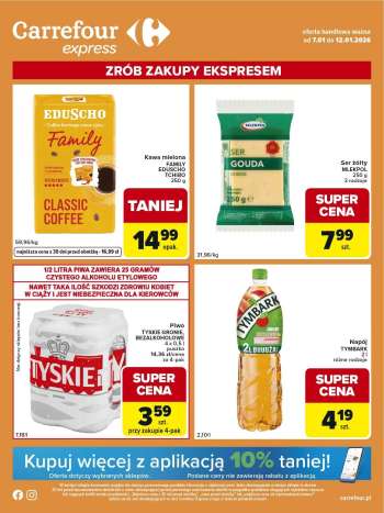 Gazetka Carrefour Express - 7.01.2026 - 12.01.2026.