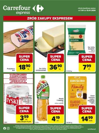 Gazetka Carrefour Express - 7.01.2026 - 12.01.2026.