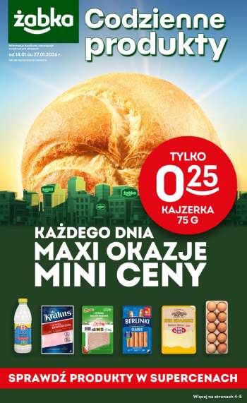 Gazetka Żabka - 14.01.2026 - 27.01.2026.