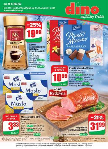 Gazetka Dino - 14.01.2026 - 20.01.2026.