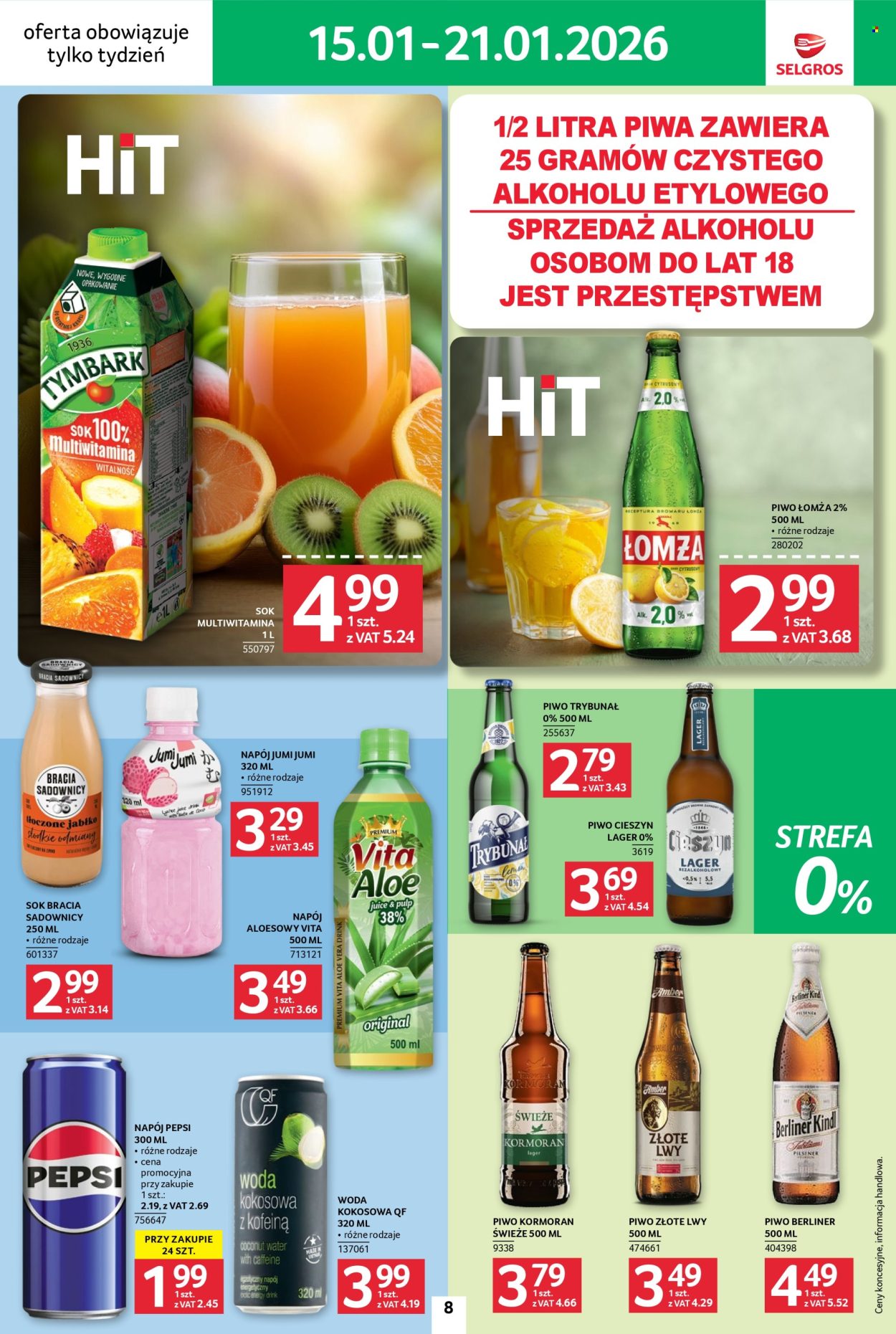 Gazetka Selgros - 15.01.2026 - 21.01.2026. Strona 8