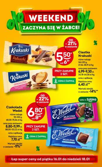 Gazetka Żabka - 16.01.2026 - 18.01.2026.