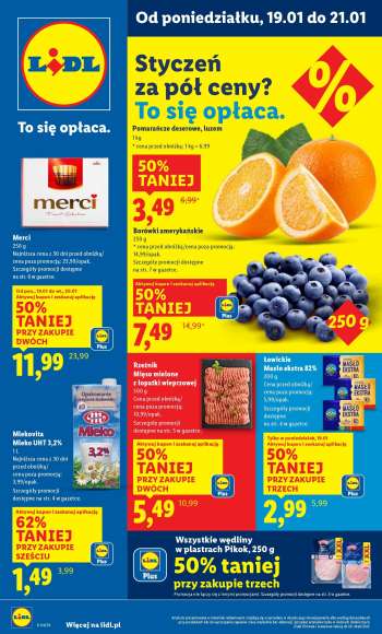 Gazetka Lidl - 19.01.2026 - 21.01.2026.