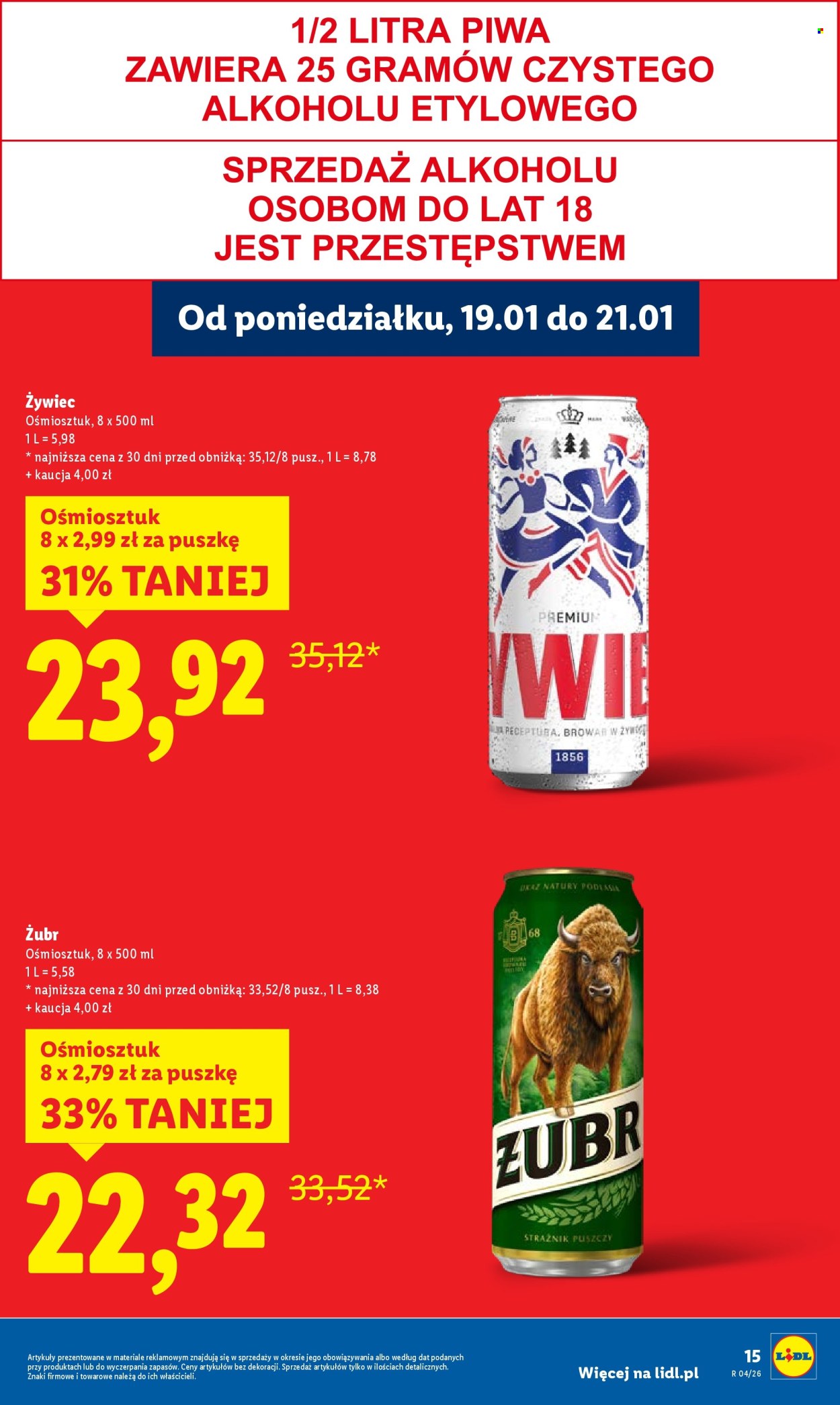 Gazetka Lidl - 19.01.2026 - 21.01.2026. Strona 15