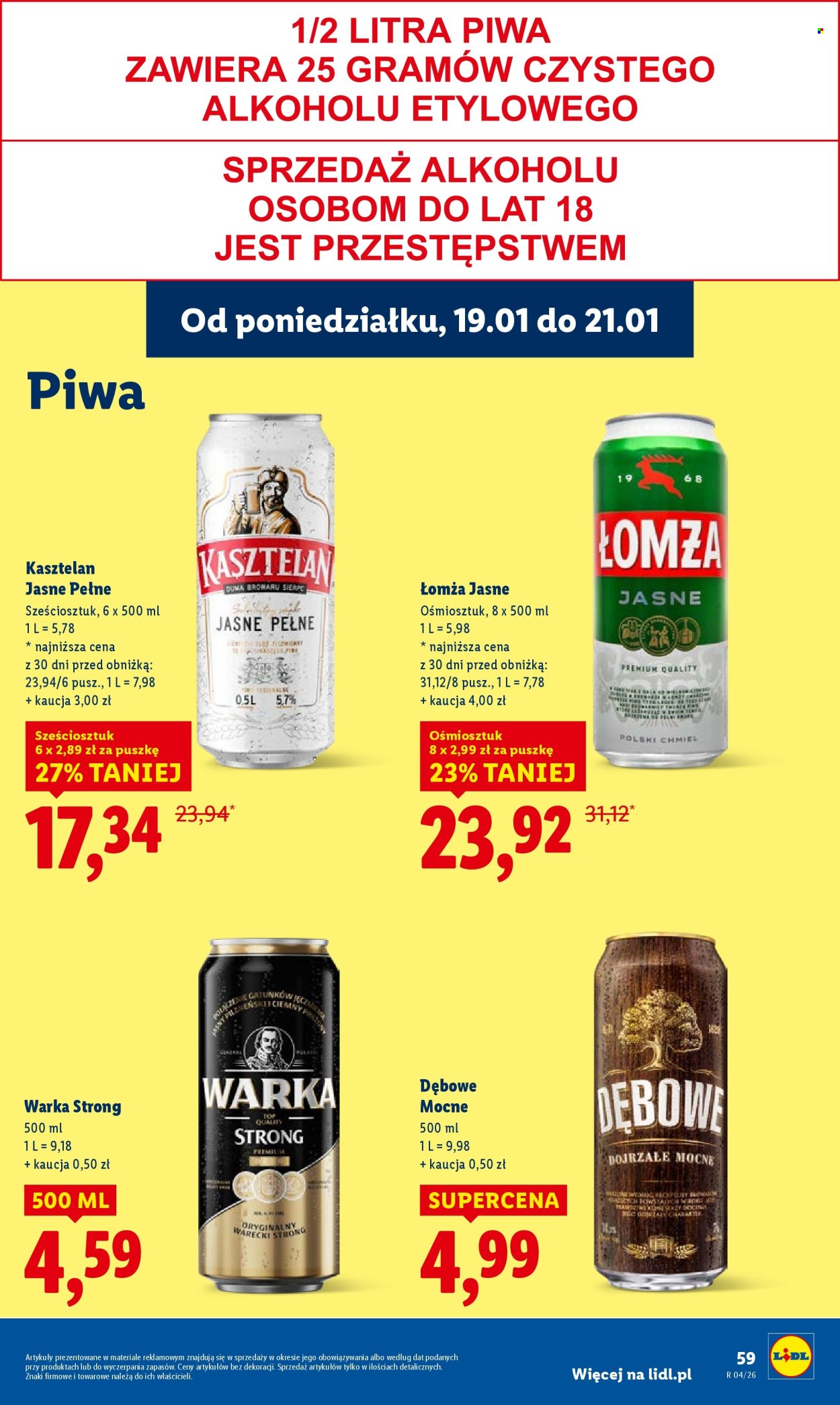 Gazetka Lidl - 19.01.2026 - 21.01.2026. Strona 59