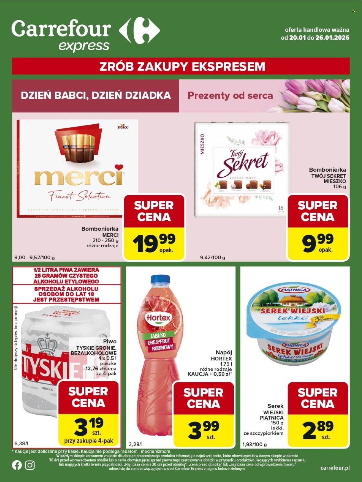 Gazetka Carrefour Express - 20.01.2026 - 26.01.2026. Strona 1