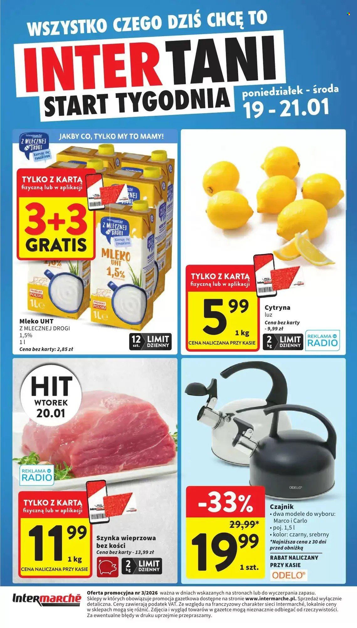 Gazetka Intermarché - 19.01.2026 - 21.01.2026. Strona 1