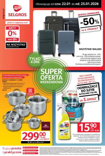 Gazetka Selgros - 22.01.2026 - 25.01.2026.