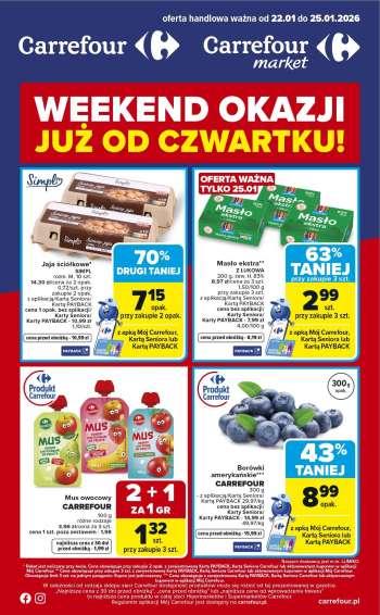 Gazetka Carrefour - 22.01.2026 - 25.01.2026.