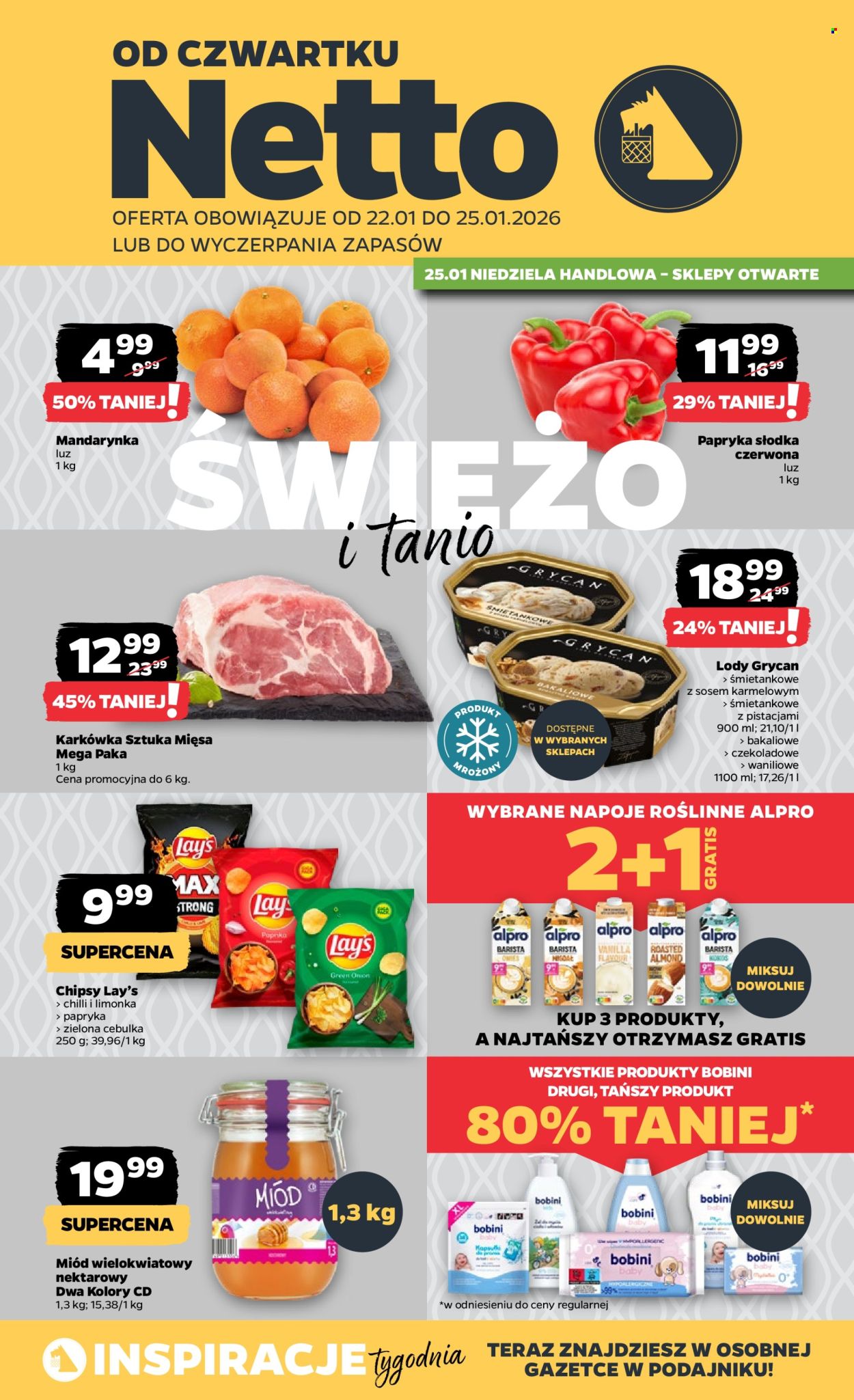 Gazetka Netto - 22.01.2026 - 25.01.2026. Strona 1
