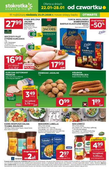 Gazetka Stokrotka Supermarket - 22.01.2026 - 28.01.2026.