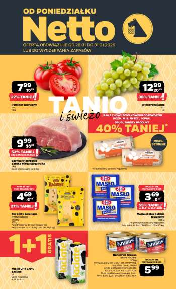 Gazetka Netto - 26.01.2026 - 31.01.2026.