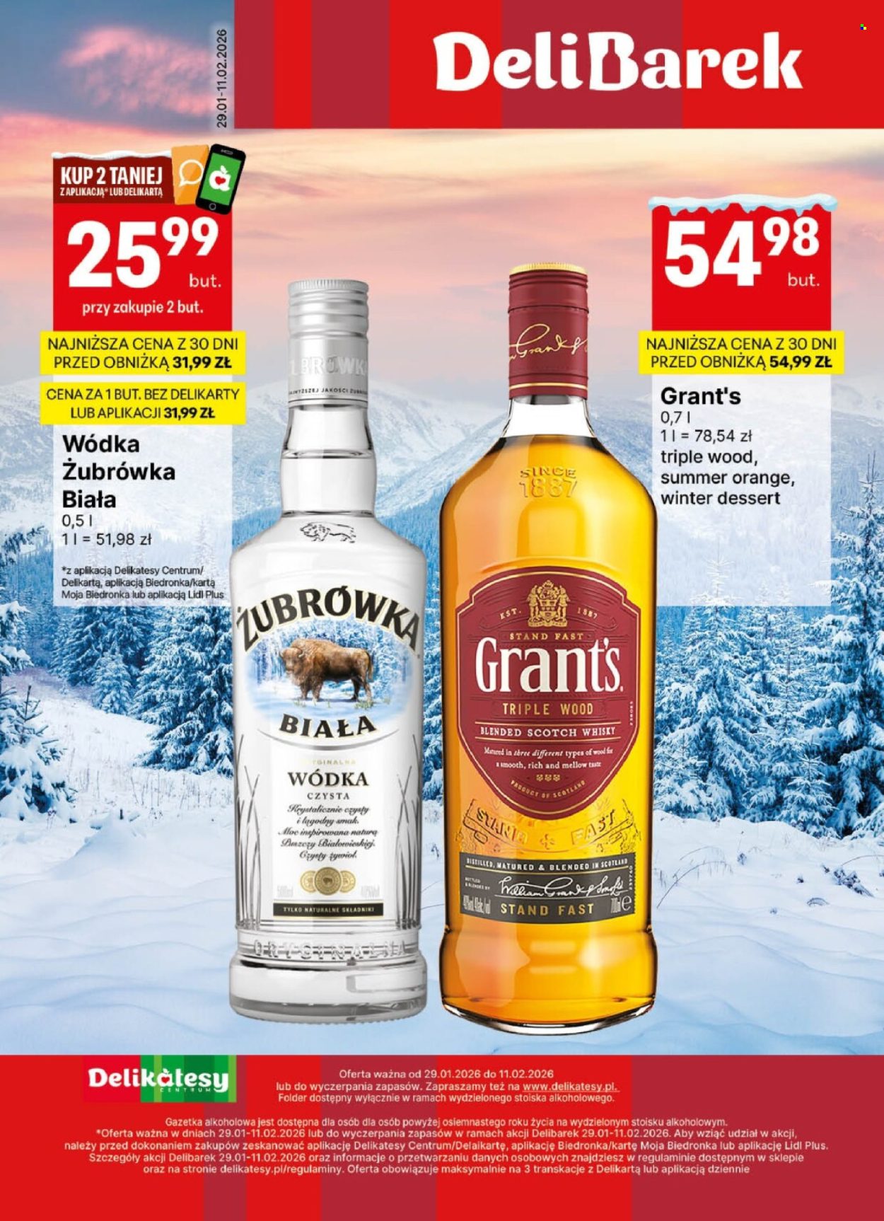 Gazetka Delikatesy Centrum - 29.01.2026 - 11.02.2026. Strona 1