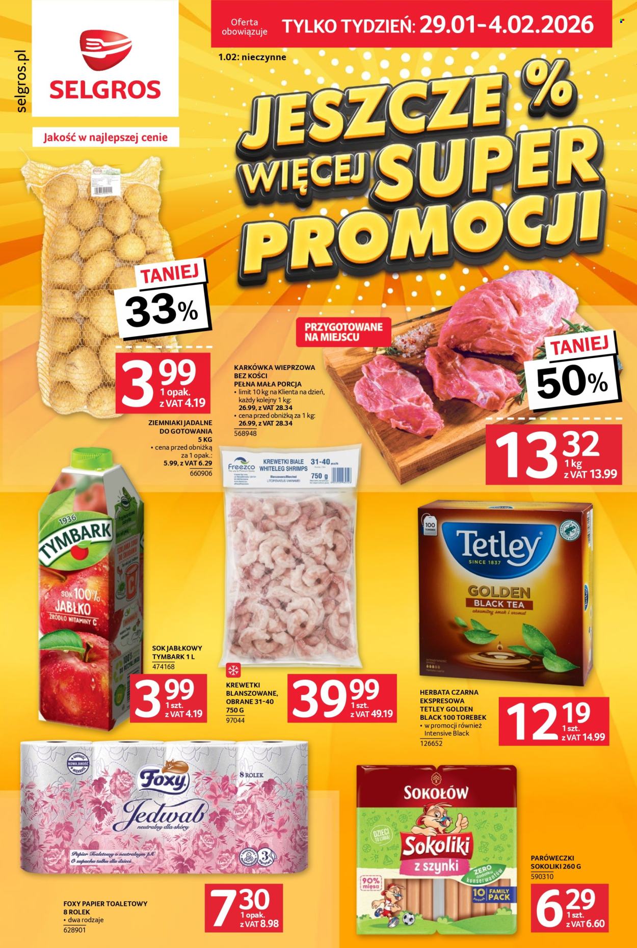 Gazetka Selgros - 29.01.2026 - 4.02.2026. Strona 1