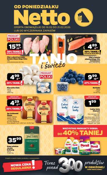 Gazetka Netto - 16.02.2026 - 21.02.2026.