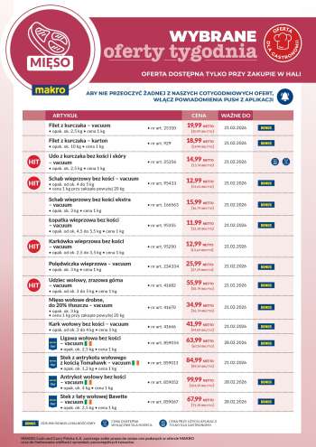 Gazetka Makro - 16.02.2026 - 21.02.2026.