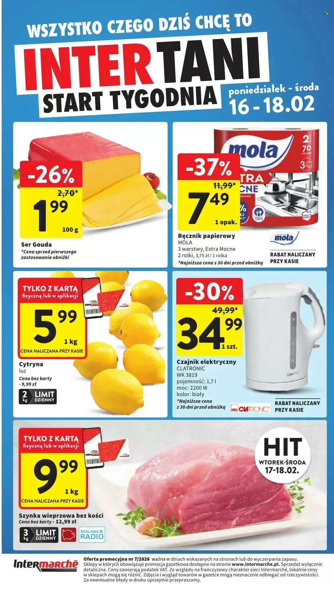 Gazetka Intermarché - 16.02.2026 - 18.02.2026. Strona 1
