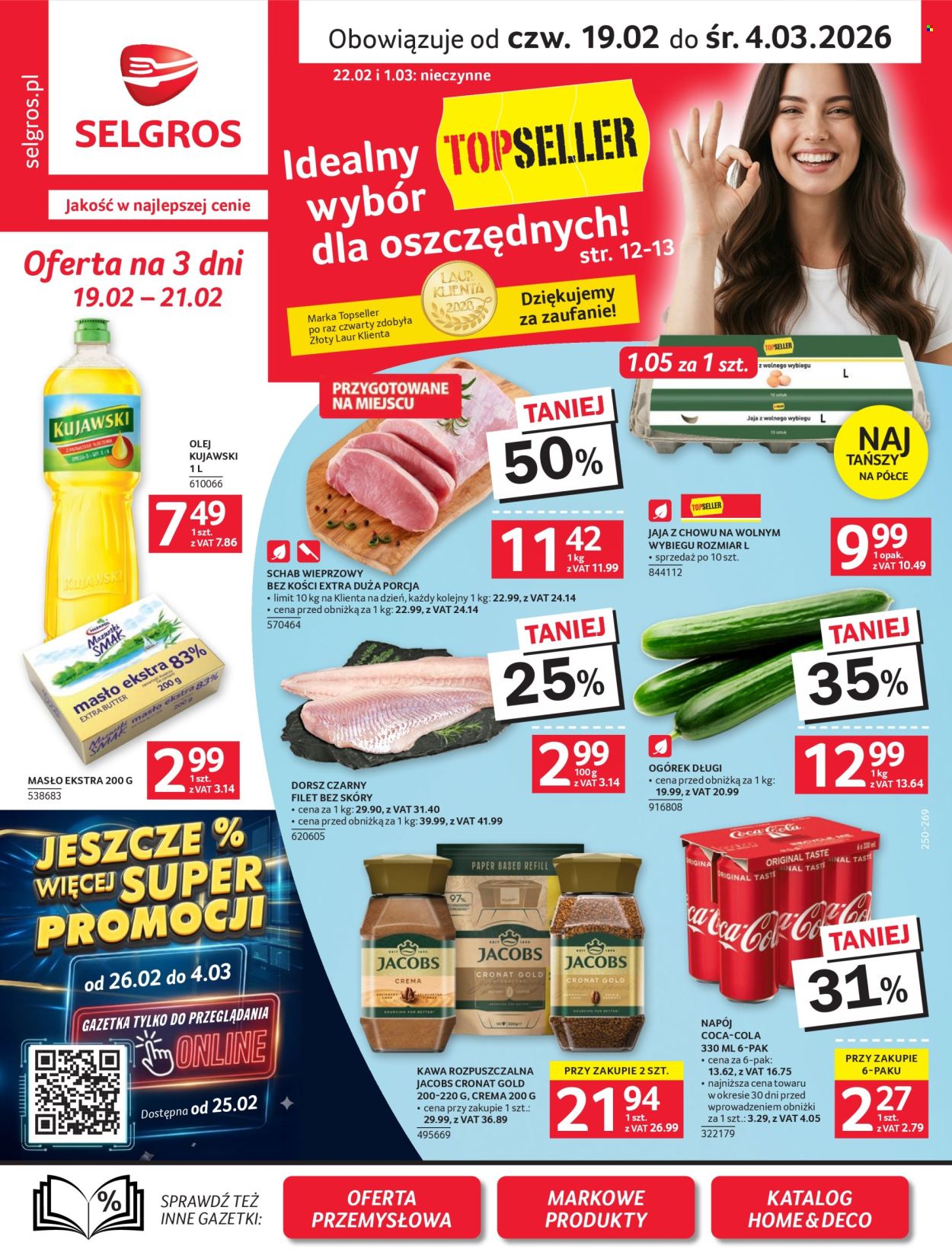 Gazetka Selgros - 19.02.2026 - 4.03.2026. Strona 1
