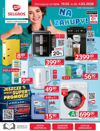 Gazetka Selgros - 19.02.2026 - 4.03.2026.