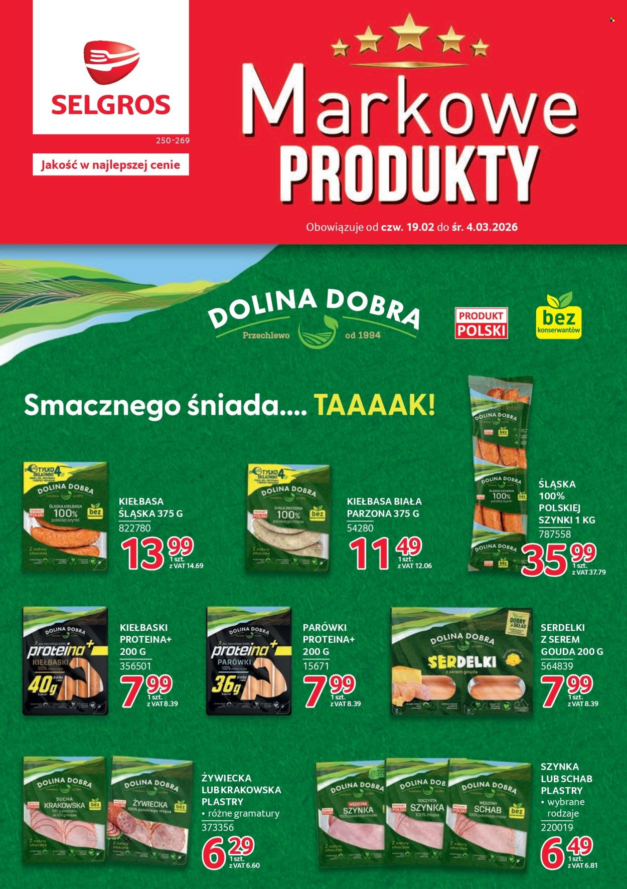 Gazetka Selgros - 19.02.2026 - 4.03.2026. Strona 1