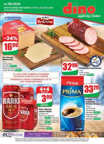 Gazetka Dino - 18.02.2026 - 24.02.2026.