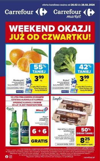 Gazetka Carrefour - 26.02.2026 - 28.02.2026.