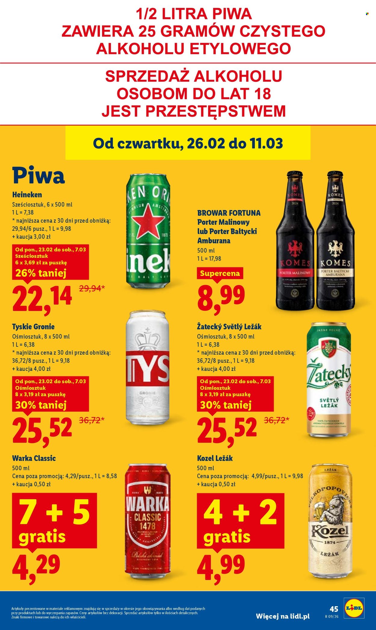 Gazetka Lidl - 26.02.2026 - 28.02.2026. Strona 45