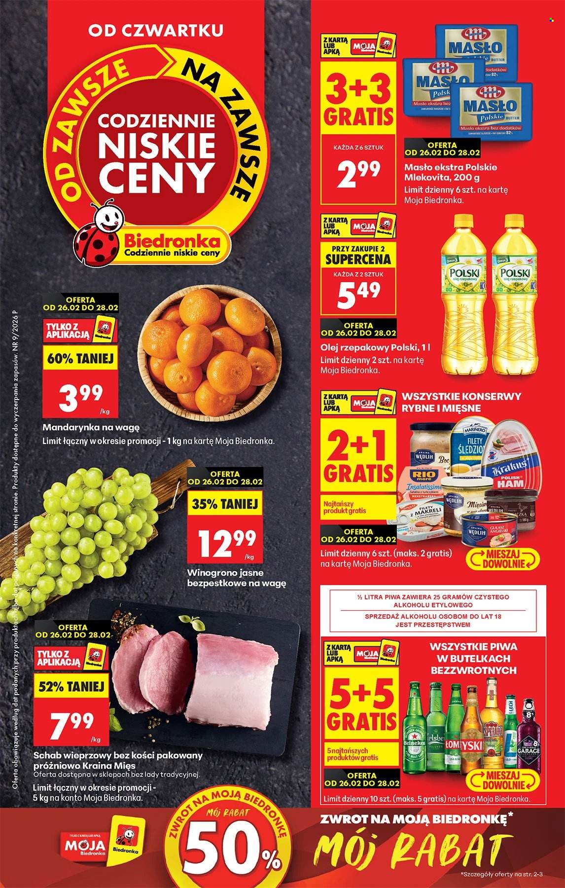 Gazetka Biedronka - 26.02.2026 - 4.03.2026. Strona 1