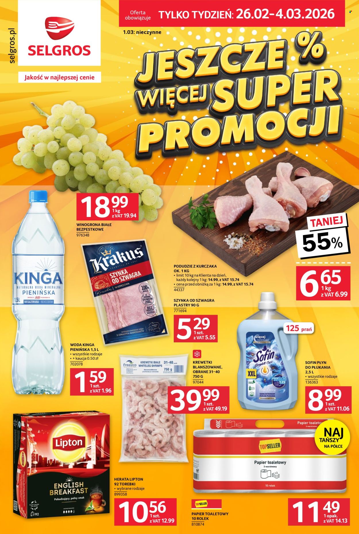 Gazetka Selgros - 26.02.2026 - 4.03.2026. Strona 1