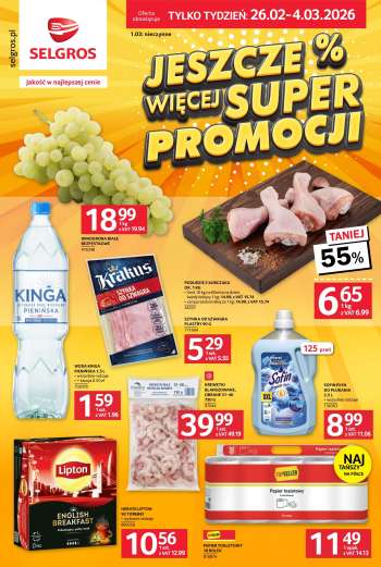 Gazetka Selgros - 26.02.2026 - 4.03.2026.