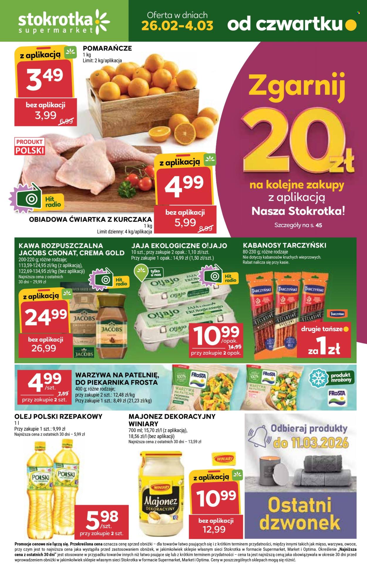 Gazetka Stokrotka Supermarket - 26.02.2026 - 4.03.2026. Strona 1