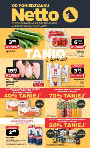 Gazetka Netto - 2.03.2026 - 7.03.2026.