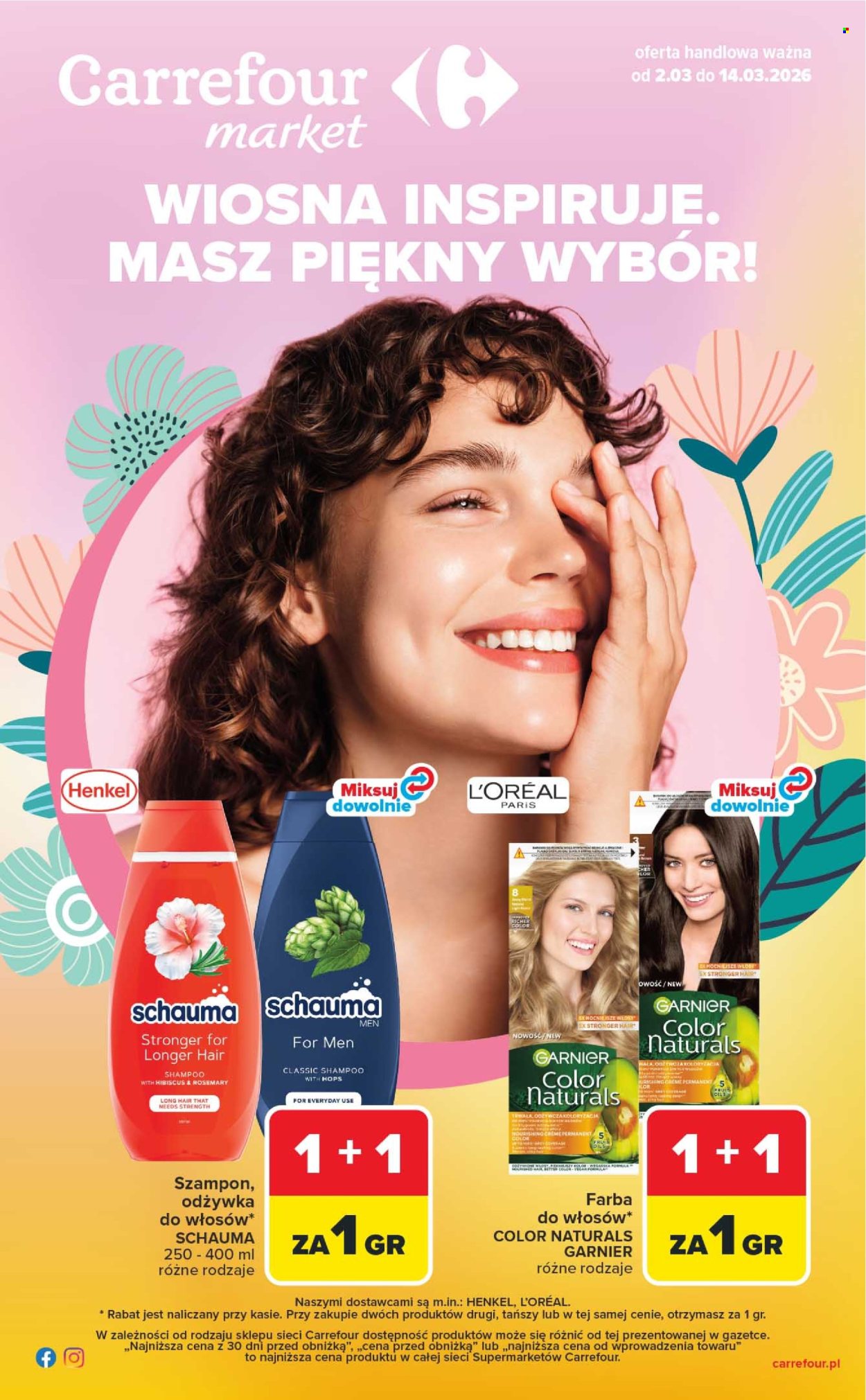 Leták Carrefour Market - 2.3.2026 - 14.3.2026. Strana 1