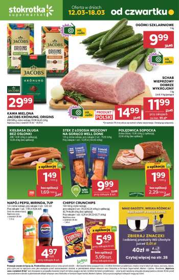 Gazetka Stokrotka Supermarket - 12.03.2026 - 18.03.2026.