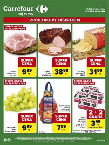 Gazetka Carrefour Express - 17.03.2026 - 23.03.2026.