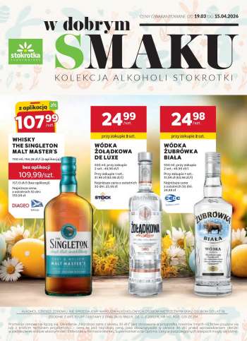 Gazetka Stokrotka Supermarket - 19.03.2026 - 15.04.2026.