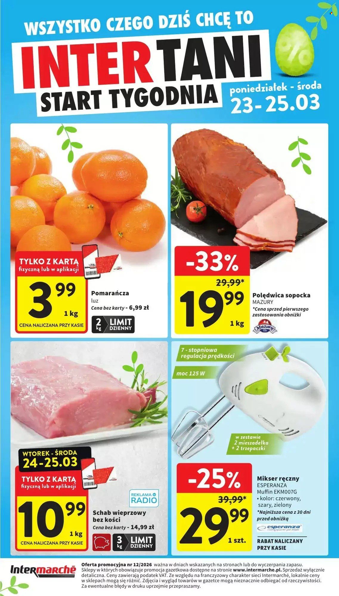 Gazetka Intermarché - 23.03.2026 - 25.03.2026. Strona 1