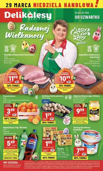 Gazetka Delikatesy Centrum - 26.03.2026 - 1.04.2026.