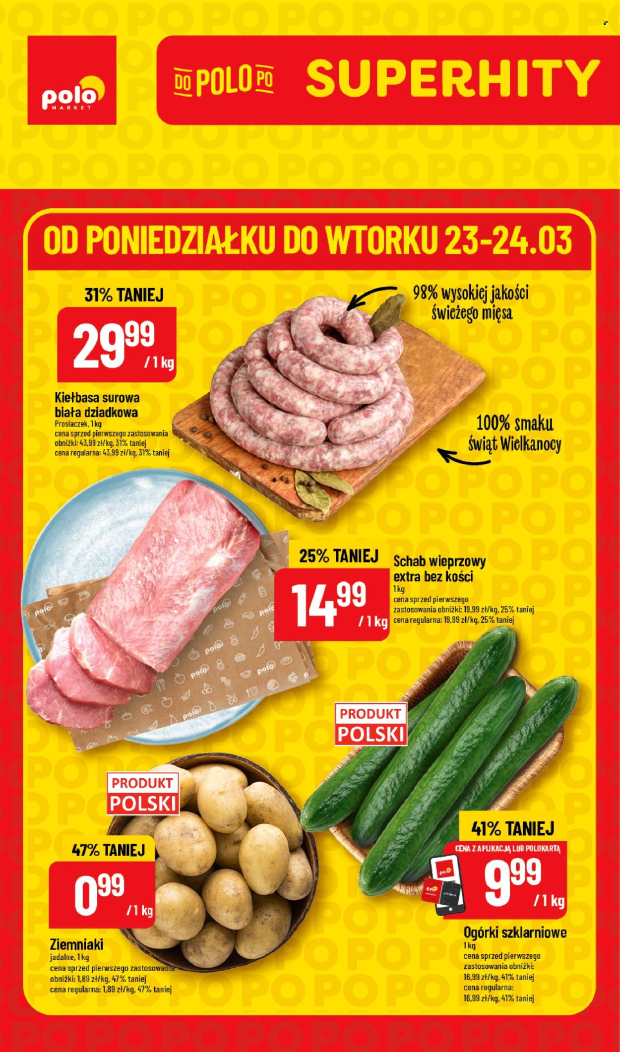 Gazetka Polomarket - 23.03.2026 - 24.03.2026. Strona 1