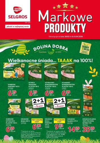 Gazetka Selgros - 26.03.2026 - 8.04.2026.