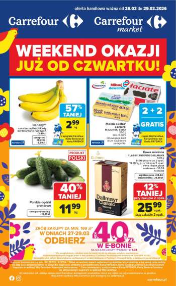 Gazetka Carrefour - 26.03.2026 - 29.03.2026.