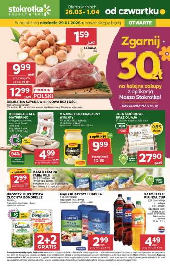 Gazetka Stokrotka Supermarket - 26.03.2026 - 1.04.2026.