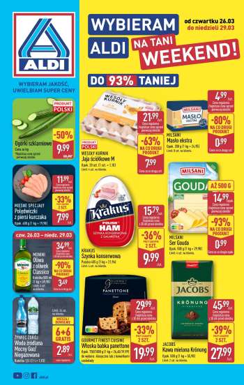 Gazetka ALDI - 26.03.2026 - 29.03.2026.