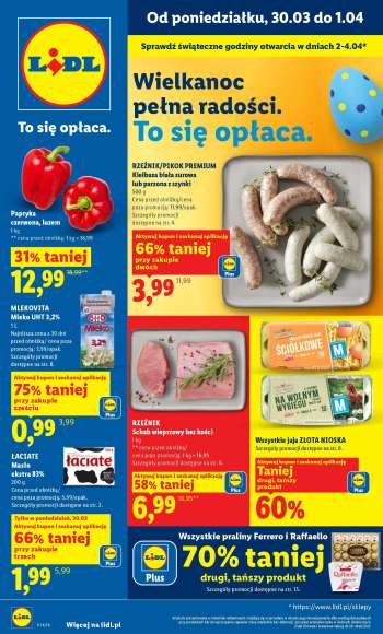 Gazetka Lidl - 30.03.2026 - 1.04.2026.